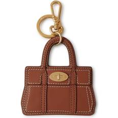 Mulberry Plånböcker & Nyckelhållare Mulberry Bayswater Bag Keyring Vintage Oak Flat Veg Leather