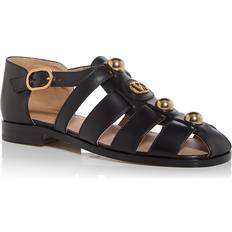 Valentino Garavani Dame Sandaler Valentino Garavani VLogo Læder Sandaler Med Perledetaljer - Sort
