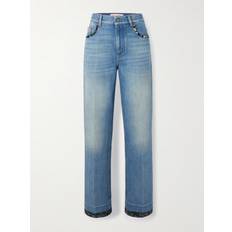 Valentino Kläder Valentino Blommig Trim Jeans - Blue