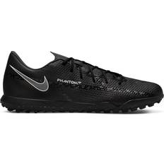 Turf (TF) Football Shoes Nike Phantom GT2 Club Tf Mens Football Boots - Black Gray