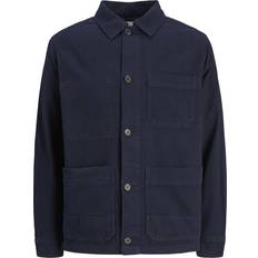 Lærred Skjorter Jack & Jones Skjorte - Dark Navy
