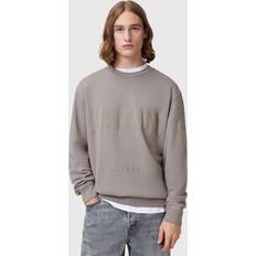 AllSaints Jumpers AllSaints Biggy Logo Sweatshirt - Chestnut Brown