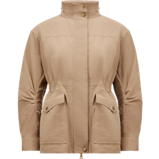 Moncler Dame Overtøj Moncler Kort Parka Jakke - Beige