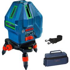Bosch Cross- & Line Laser Bosch GLL 50-15 XG Professional Laser Level 5 Lines Green Beam 3D Self-leveling Horizontal Vertical Cross Measuring Tool