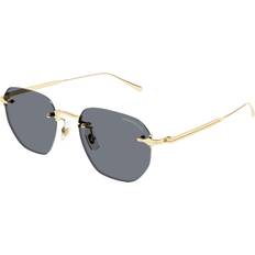 Montblanc Man MB0405S 001 Sunglasses - Metal Gold