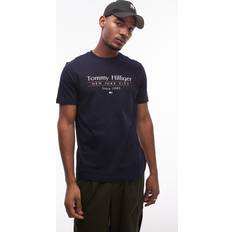 Tommy Hilfiger L T-shirts Tommy Hilfiger Center Stack T-Shirt - Navy
