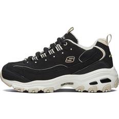 Skechers Brown Running Shoes Skechers D'Lites 1.0 Fashion Running Shoes - Black/Grey/Brown