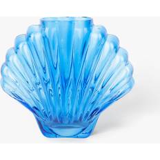 Doiy Seashell Cobalt Blue Vase