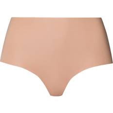 Hanro Invisible Cotton Full Mid-Rise Briefs - Beige