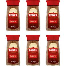 Instant Coffee on sale Kenco Smooth Instant Coffee 200g Pack of 6 Jars Total 1.2kg