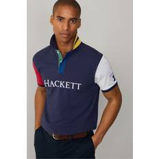 Hackett London Multi Polo T Shirt - Ink Blue