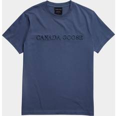 Canada Goose Men T-shirts Canada Goose Embroidered T-Shirt - Ozone Blue