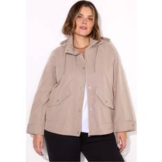 Natural Rain Clothes Live Unlimited Curve Short Raincoat - Natural