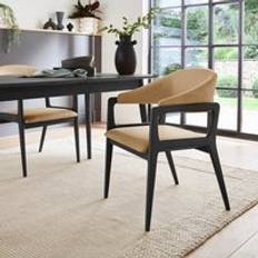 Dunelm Chairs Dunelm Hugh Dining Velvet Caramel Kitchen Chair