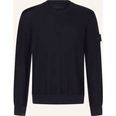 Stone Island Ghost Weatherproof Cotton Canvas Harrington Jacket - Navy