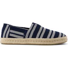 Blue - Women Low Shoes Toms Alpargata Rope 2.0 Espadrille - Beach Stripe