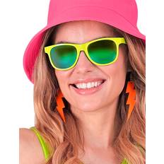 Neonorange Blixtörhängen