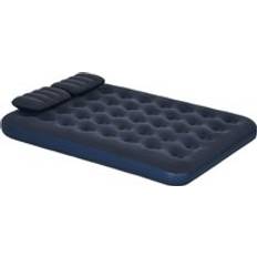 OutSunny Air Beds OutSunny Inflatable Slumber Queen-Size Air Bed with Built-In Pump