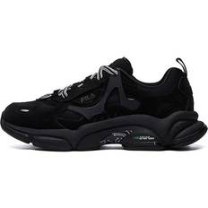 Fila Black Sport Shoes Fila RJV Low-Top Running Shoes - Black