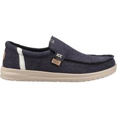 Hey Dude Herre Lave sko Hey Dude Mikka Jute Shoes - Black