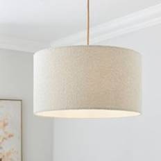 Churchgate Woodhouse Drum Lamp Ivory Shade