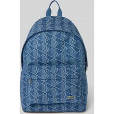 Lacoste Backpacks Lacoste Neocroc Jacquard Motif Backpack - Denim