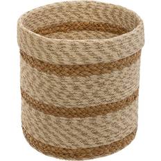 Paniers Atmosphera Set de 4 Paniers en Jute et Seagrass 28 cm Panier 33cm