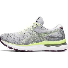 Asics Gel-Nimbus - Women Shoes Asics Gel-Nimbus 24 - Piedmont Grey Lime Green