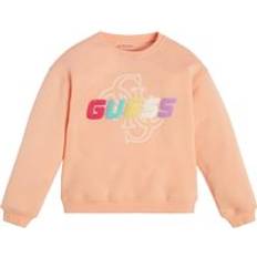 Orange Sweatshirts Children's Clothing Guess Sweatshirt Daughter Mini Me - Orange