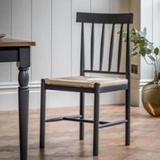 Cedar & Sage Elda Set of 2 Dining Chairs Meteor Charcoal Kitchen Chair 2pcs