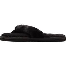 Puma Women Flip-Flops Puma Fluff Flip Slide - Black Team Gold