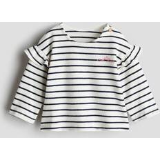 12-18M Blouses & Tunics Children's Clothing H&M Frill-trimmed Top - White