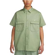 Nike L Shirts Nike Life Woven Military Button-Down Shirt - Green