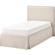 IKEA Ramsängar IKEA Tärnkullen Klädd Sängstomme Vissle Beige 90x200 cm Ramsäng