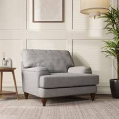 Silver Armchairs Dunelm Darwin Chunky Tonal Weave Silver Armchair
