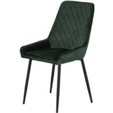 Dunelm Chairs Dunelm Avery Set of 2 Dining Chairs Velvet Emerald Green Kitchen Chair