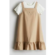 H&M 2-Piece Dress And Top Set - Beige