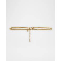 Dame - Gul Bælter Balmain Je Taime Chain Belt - Vintage Brass