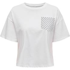 Dam - Silver T-shirts Only Onlterza T-shirt