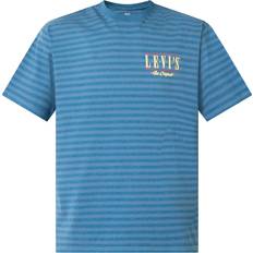 Stripes T-shirts Levi's Cotton Loose Fit Short Sleeve Vintage Logo T-Shirt - Blue