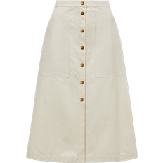 Moncler Dam Kjolar Moncler Snap Front Skirt - Natural