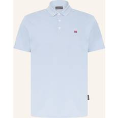 Napapijri Polo Shirts Napapijri Ealis Short Sleeve Polo Shirt - Light Blue