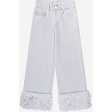 Girls Lily Wide Leg Jeans - Blue
