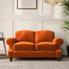 Furniture Dunelm Ashford 2 House Velvet Ginger Sofa 3 Seater
