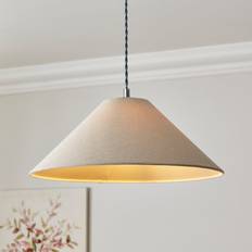 Churchgate Ashby Conical Extreme Empire Lamp - Natural Shade
