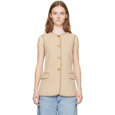 Rag & Bone Bartlet Tweed Vest Beige