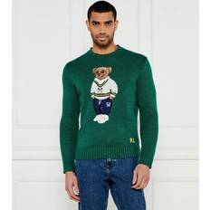 Linne Tröjor Polo Ralph Lauren Cotton Blendlsl Plo Herr Tröjor - Primary Green