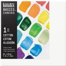 White Canvas Liquitex Single Cotton 20 x 20 Canvas White