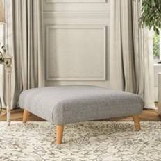 Silver Foot Stools Dunelm Chunky Tonal Weave Silver Foot Stool