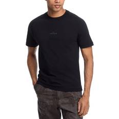 Stone Island Logo Print Short Sleeve T-Shirt - Black